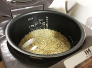 美肌と玄米食　玄米の炊き方