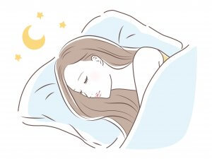 良質の睡眠のイメージ